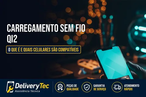Carregamento Sem Fio Qi2: O que É e Quais Celulares São Compatíveis — ilustração do artigo da Delivery Tec, assistência técnica de celular em São José do Rio Preto
