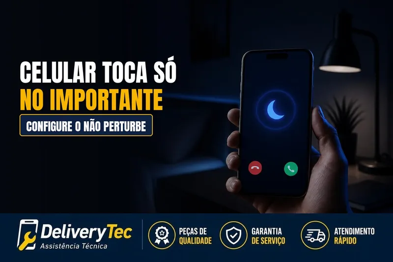 Como Configurar o Celular para Tocar Só em Ligações Importantes — ilustração do artigo da Delivery Tec, assistência técnica de celular em São José do Rio Preto