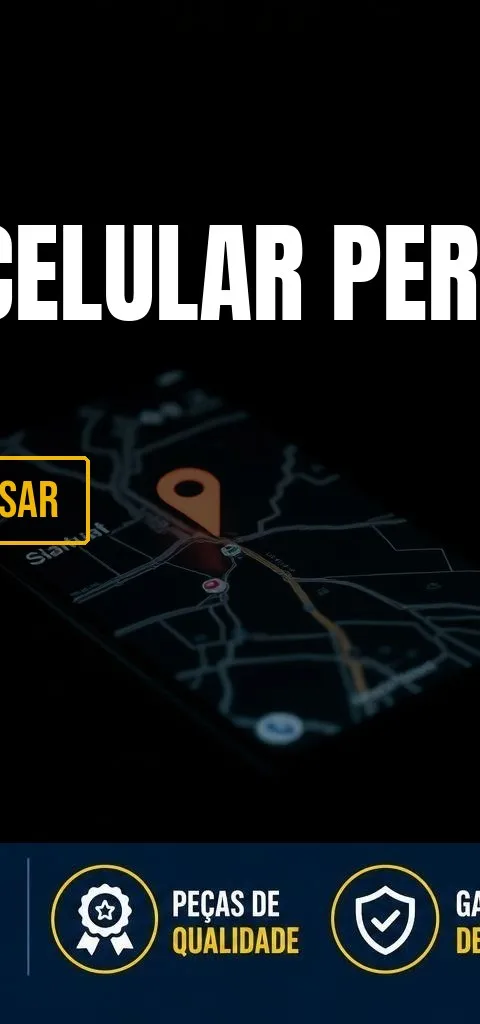 Como Rastrear seu Celular se Ele for Perdido ou Roubado? Configure Antes de Precisar — ilustração do artigo da Delivery Tec, assistência técnica de celular em São José do Rio Preto