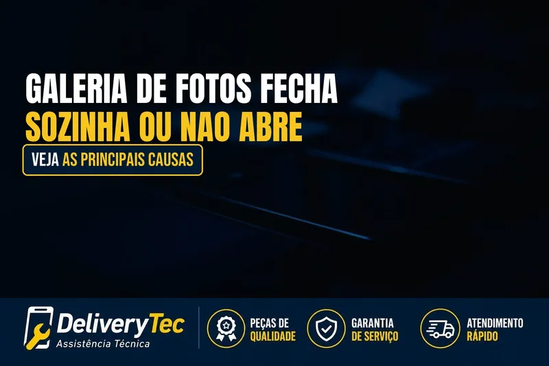 Galeria de Fotos Fecha Sozinha ou Não Abre? Veja as Principais Causas — ilustração do artigo da Delivery Tec, assistência técnica de celular em São José do Rio Preto