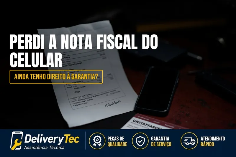 Perdi a Nota Fiscal do Celular. Ainda Tenho Direito à Garantia — ilustração do artigo da Delivery Tec, assistência técnica de celular em São José do Rio Preto